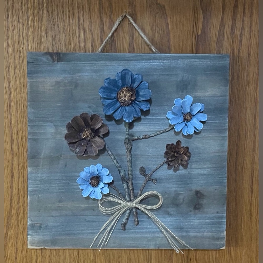Gray Washed 10”X10”Plaque